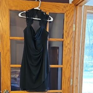 Elegant Black Lace Dress